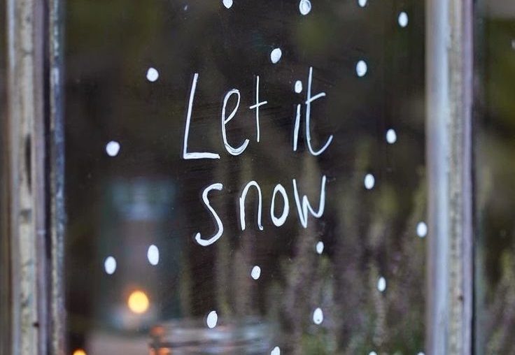 Snow…