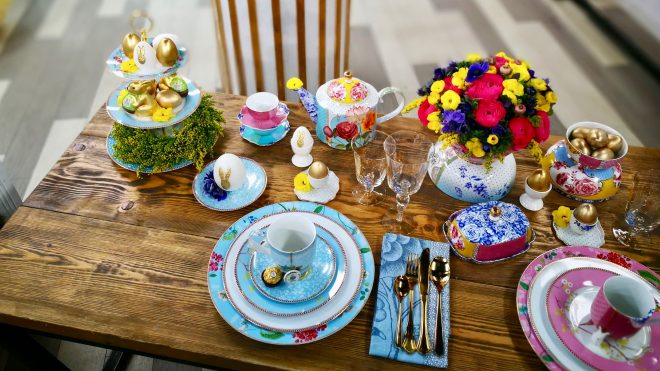 Wielkanocny stół z porcelaną Pip Studio w Dzień Dobry TVN